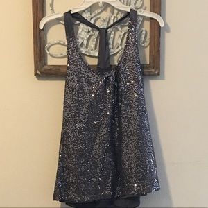 Sequined tank